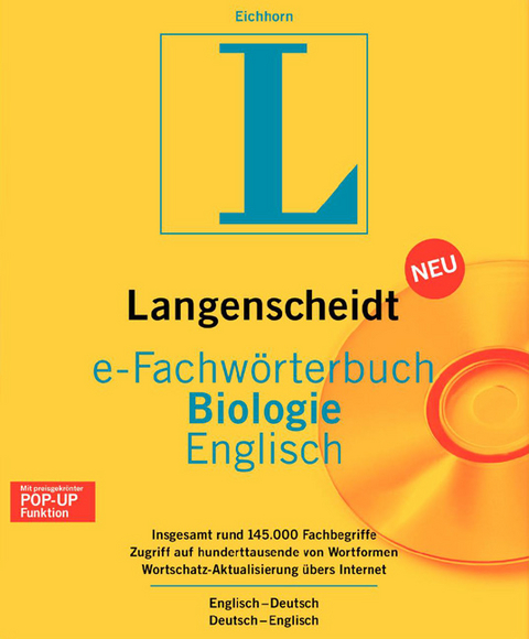 Langenscheidt e-Fachwörterbuch 4.0 Biologie Englisch - 