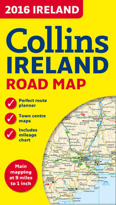 2016 Collins Map of Ireland -  Collins Maps