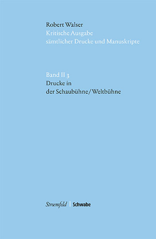Drucke in »Die Schaubühne / Die Weltbühne« - Walser Robert; Hans-Joachim Heerde; Barbara  von Reibnitz; Matthias Sprünglin