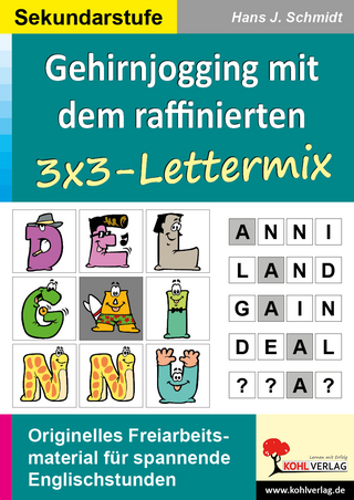 Gehirnjogging mit Kohls 3x3-Lettermix - Hans J Schmidt