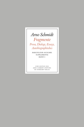 Bargfelder Ausgabe. Supplemente - Arno Schmidt; Arno Schmidt Stiftung