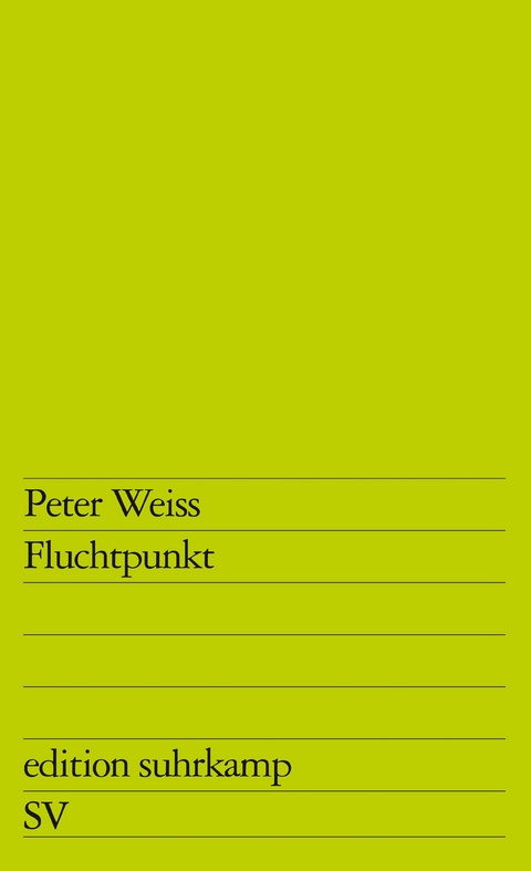 Fluchtpunkt - Peter Weiss