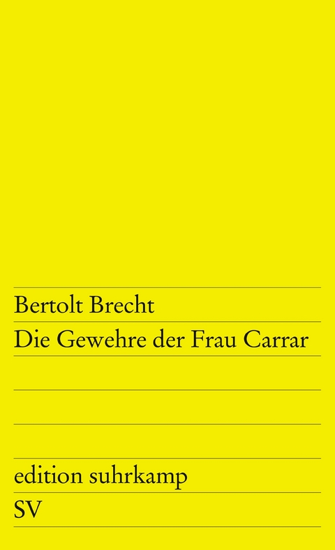Die Gewehre der Frau Carrar - Bertolt Brecht