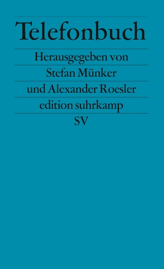 Telefonbuch - Stefan Münker; Alexander Roesler