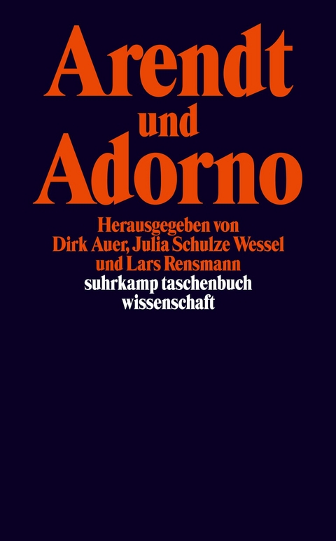 Arendt und Adorno - 