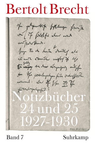 Notizbücher - Bertolt Brecht; Martin Kölbel; Peter Villwock