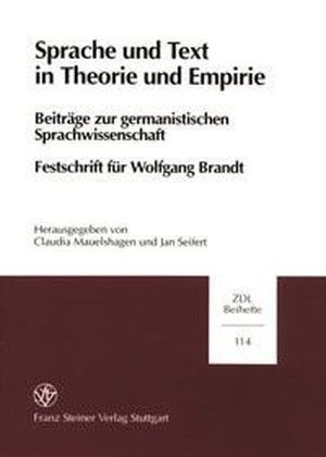 Sprache und Text in Theorie und Empirie - Claudia Mauelshagen; Jan Seifert