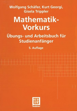 Mathematik-Vorkurs - Wolfgang Schäfer; Kurt Georgi; Gisela Trippler; Christa Otto