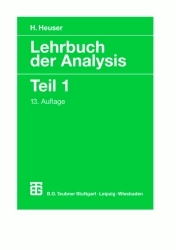 Lehrbuch der Analysis - Harro Heuser