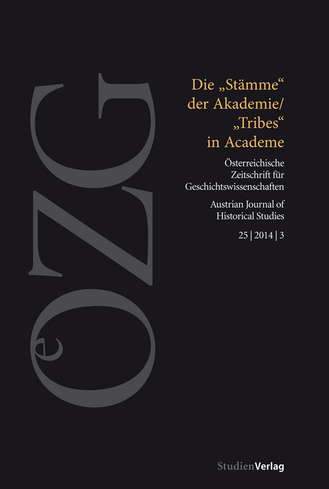 Österreichische Zeitschrift für Geschichtswissenschaften 3/2014 - 