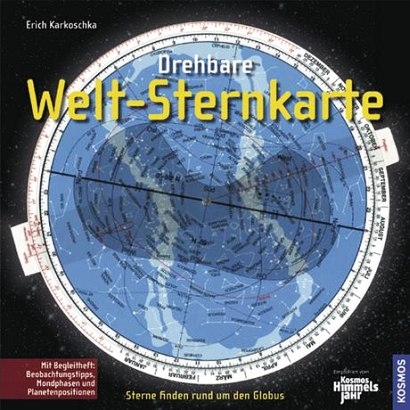 Drehbare Welt-Sternkarte - Erich Karkoschka