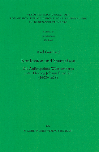 Konfession und Staatsräson - Axel Gotthard