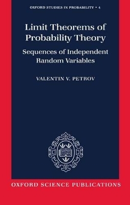 Limit Theorems of Probability Theory - Valentin V. Petrov