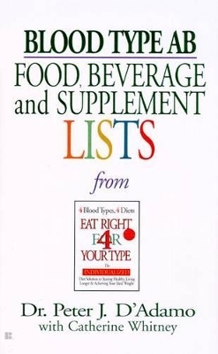 Blood Type AB Food, Beverage and Supplement Lists - Dr. Peter J. D'Adamo
