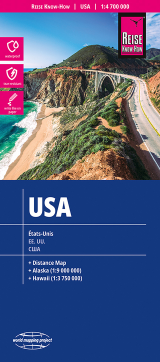 Reise Know-How Landkarte USA (1:4.700.000) - 