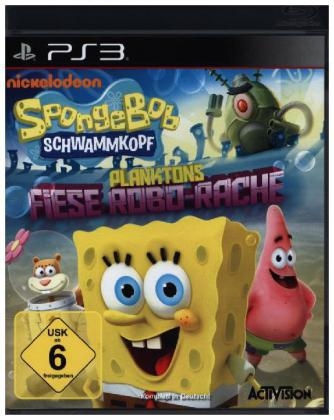Spongebob Schwammkopf, Planktons fiese Robo-Rache, 1 PS3 Blu-ray Disc