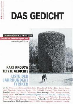Das Gedicht. Zeitschrift /Jahrbuch für Lyrik, Essay und Kritik / DAS GEDICHT Nr. 7 - Thomas Kling; Karl Krolow; Mario Luzi; Anton G Leitner