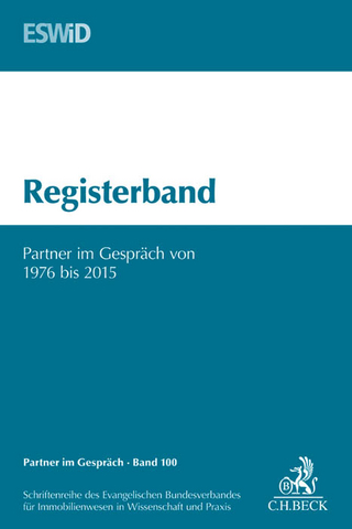 Registerband - Evangelischen Bundesverband für Immobilienwesen in Wissenschaft und Praxis