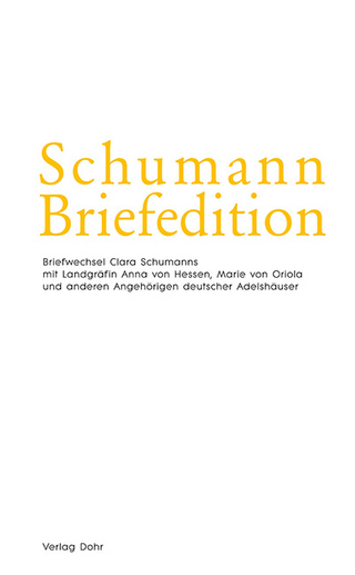 Schumann-Briefedition / Schumann-Briefedition II.12 - Annegret Rosenmüller; Robert-Schumann-Haus Zwickau