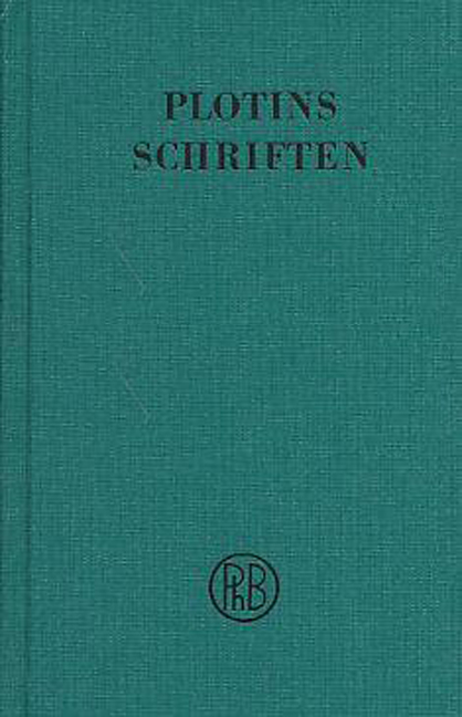 Schriften. Band II -  Plotin