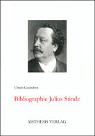 Bibliographie Julius Stinde - Ulrich Goerdten
