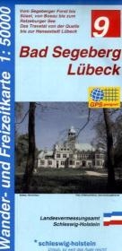Wander- und Freizeitkarte Bad Segeberg, Lübeck