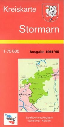 Kreiskarte Schleswig-Holstein Stormarn
