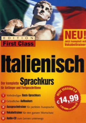 Edition First Class Italienisch 5.0, 4 CD-ROMs u. 1 Audio-CD in Kst.-Box