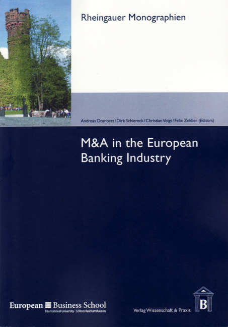 M&A in the European Banking Industry - 