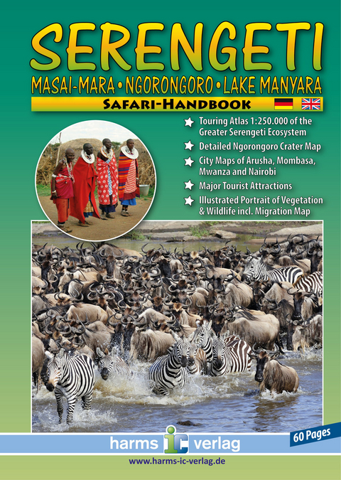 SERENGETI – Masai-Mara – Ngorongoro – Lake Manyara – SAFARI HANDBOOK - Harald Harms, Klaus-Peter Lawall