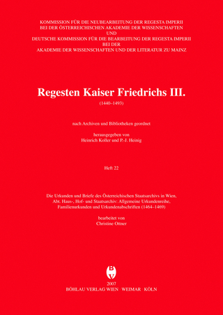Die Urkunden und Briefe des Österreichischen Staatsarchivs in Wien - Christine Ottner-Diesenberger