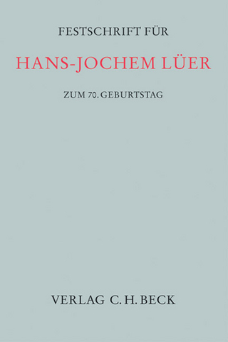 Festschrift für Hans-Jochem Lüer zum 70. Geburtstag - Wilhelm Moll