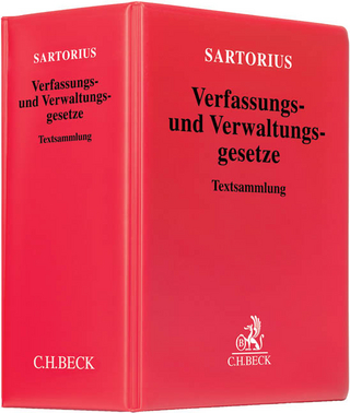 Verfassungs- und Verwaltungsgesetze - apart - Carl Sartorius