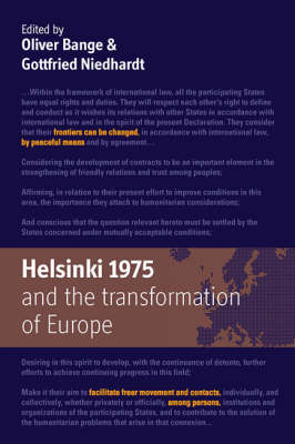 Helsinki 1975 and the Transformation of Europe - Oliver Bange; Gottfried Niedhart