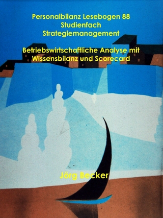 Personalbilanz Lesebogen 88 Studienfach Strategiemanagement - Jörg Becker