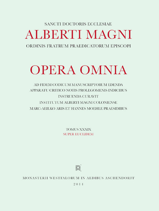 Opera Omnia / Opera Omnia /Super Euclidem - Albertus Magnus