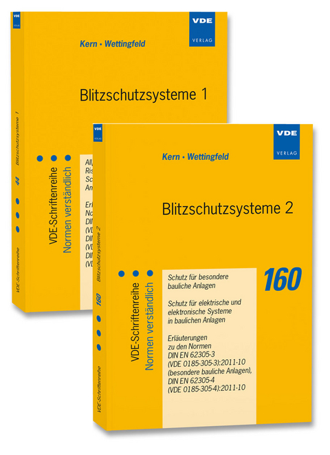 Blitzschutzsysteme 1 - Blitzschutzsysteme 2 (Set) - Alexander Kern, Jürgern Wettingfeld