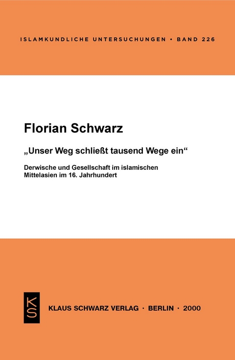 Unser Weg schliesst tausend Wege ein - Florian Schwarz