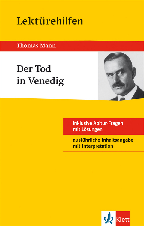 Klett Lektürehilfen Thomas Mann, Der Tod in Venedig - Solvejg Müller