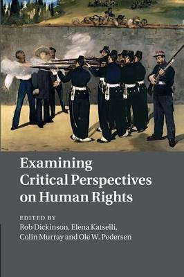 Examining Critical Perspectives on Human Rights - Rob Dickinson; Elena Katselli; Colin Murray; Ole W. Pedersen