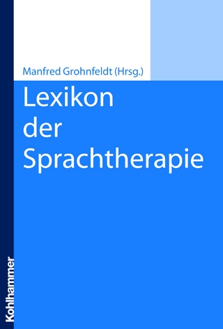 Lexikon der Sprachtherapie - Manfred Grohnfeldt