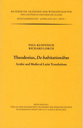 Theodosius, De habitationibus - Paul Kunitzsch; Richard Lorch