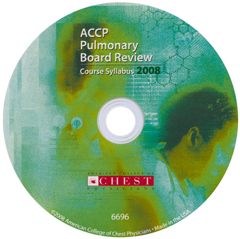 ACCP Pulmonary Board Review 2008 (CD-ROM)