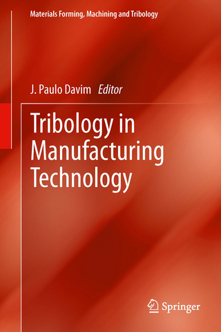 Tribology in Manufacturing Technology - J. Paulo Davim