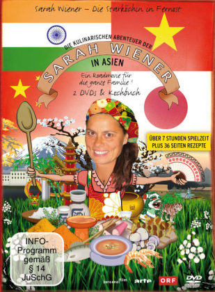 Die kulinarischen Abenteuer der Sarah Wiener in Asien, 2 DVDs - Sarah Wiener