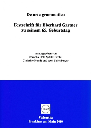 De arte grammatica - Cornelia Döll; Christine Hundt; Sybille Grosse; Axel Schönberger