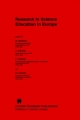 Research in science education in Europe - University of Leeds) Edited by Geoff Welford University of Leeds). (School of Education;  Jonathan Osborne (Kings College London);  Phil Scott (Centre for Studies in Science and Mathematics Education