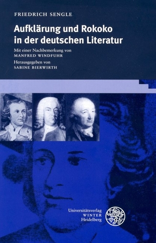 Aufklärung und Rokoko in der deutschen Literatur - Friedrich Sengle