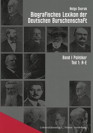 Biographisches Lexikon der Deutschen Burschenschaften / A-E - Helge Dvorak