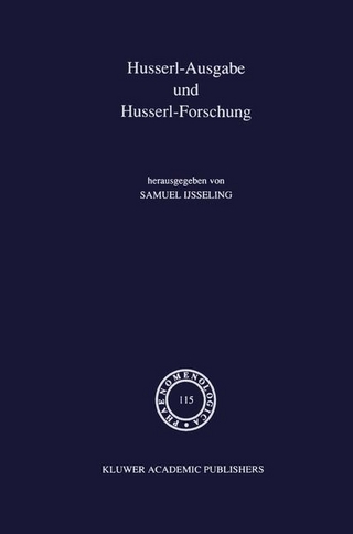 Husserl-Ausgabe und Husserl-Forschung - J.C. IJsseling